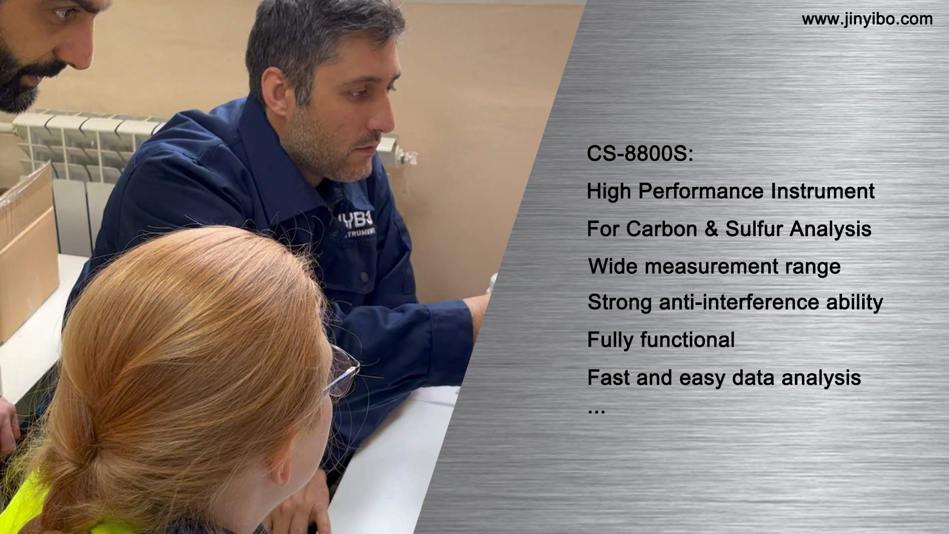 Высокочастотный инфракрасный анализатор углерода и серы CS-8800S